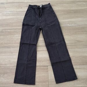 ROLLA'S Charcoal Flare & Wide Leg Jeans